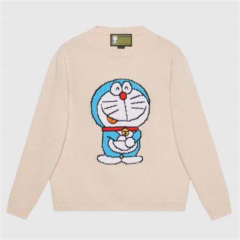 t shirt gucci doraemon|gucci doraemon sweater.